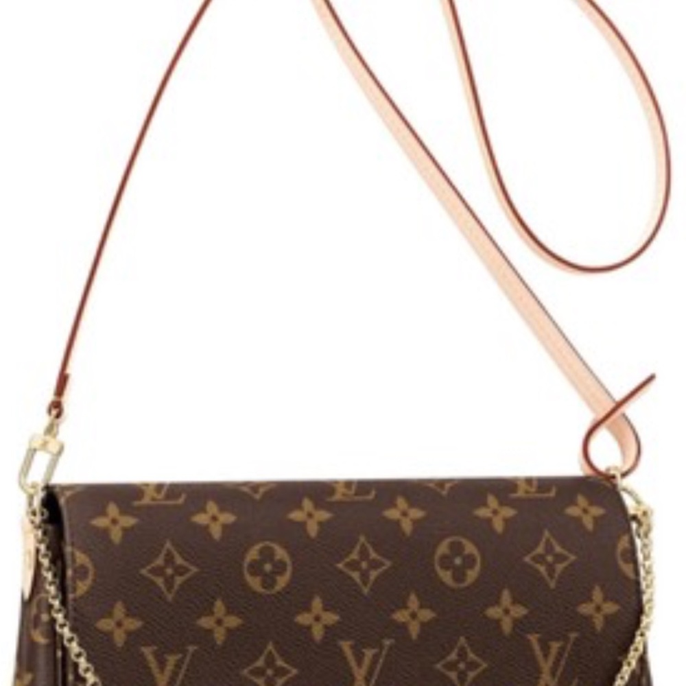 Discontinued new original Louis Vuitton Favorite Mm Monogram cross body bag